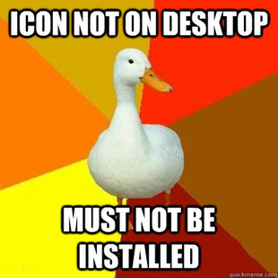Tech Impaired Duck