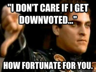 Downvoting Roman