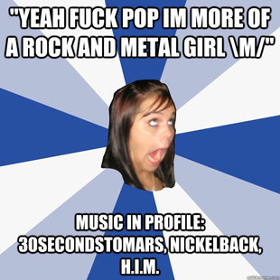 Annoying Facebook Girl