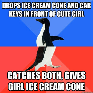Socially Awkward Awesome Penguin