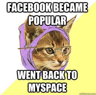 Hipster Kitty