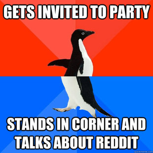 Socially Awesome Awkward Penguin