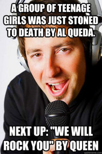 inappropriate radio DJ