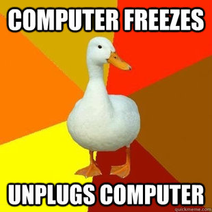 Tech Impaired Duck