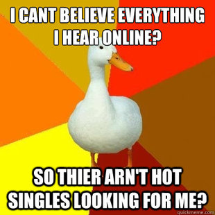 Tech Impaired Duck