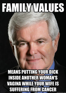 Hypocritical Gingrich
