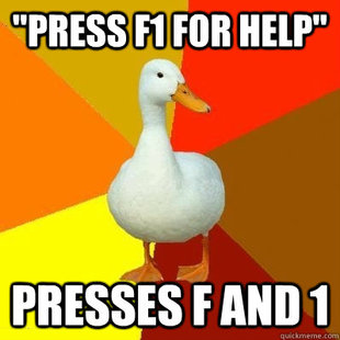 Tech Impaired Duck