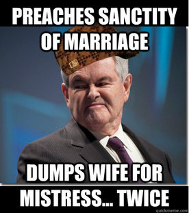 Scumbag Gingrich