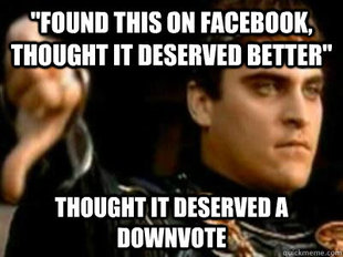 Downvoting Roman