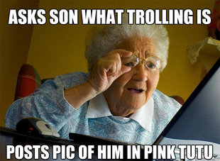 Grandma finds the Internet