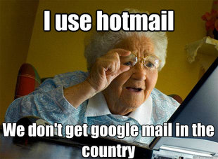 Grandma finds the Internet