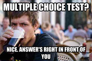 Lazy College Senior