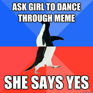 Socially Awkward Awesome Penguin
