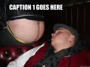 sleeping man ASS FACE