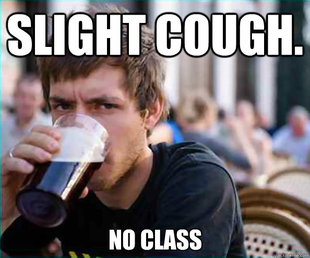 Lazy College Senior