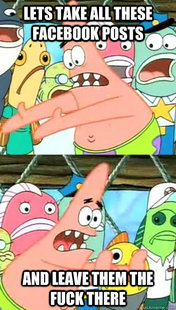 Push it somewhere else Patrick