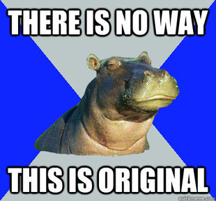 Skeptical Hippo