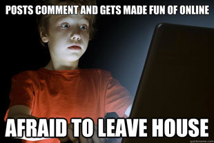 scared first day on the internet kid
