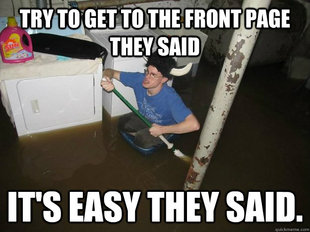 Do the laundry they said