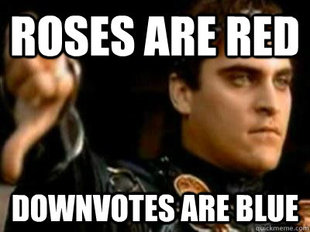 Downvoting Roman