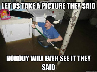 Do the laundry they said