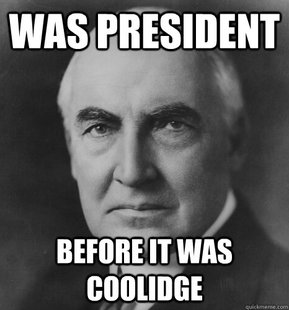hipster warren harding