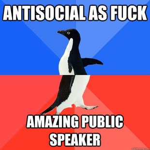 Socially Awkward Awesome Penguin