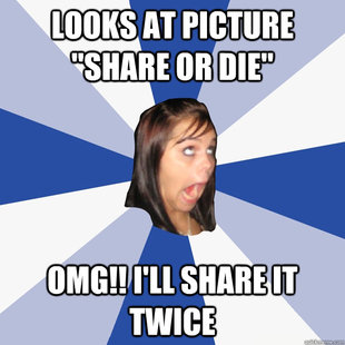 Annoying Facebook Girl
