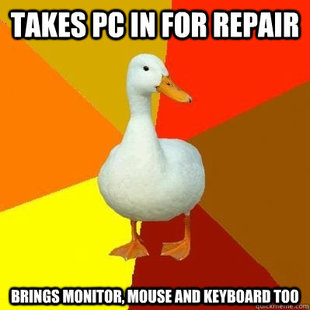 Tech Impaired Duck