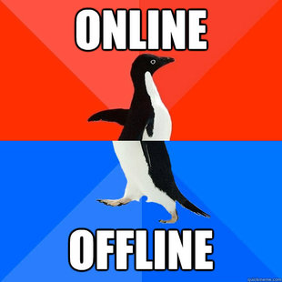 Socially Awesome Awkward Penguin