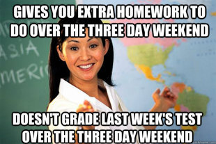 Unhelpful High School Teacher