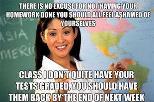 Unhelpful High School Teacher