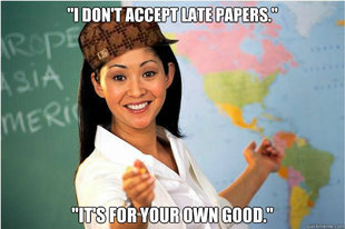 Scumbag Teacher