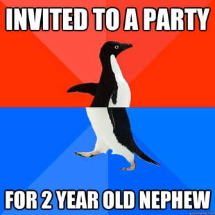 Socially Awesome Awkward Penguin