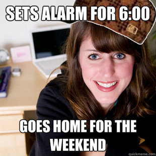 Inconsiderate Scumbag Roommate