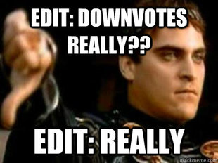 Downvoting Roman
