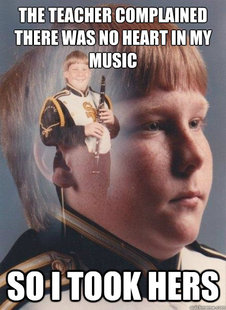 PTSD Clarinet Boy