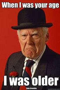 Pissed old guy