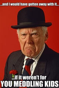 Pissed old guy