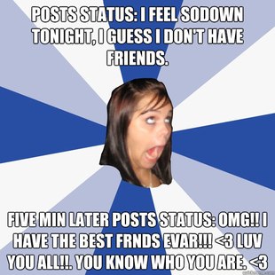 Annoying Facebook Girl