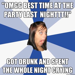 Annoying Facebook Girl