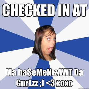 Annoying Facebook Girl