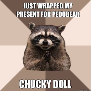 Evil Plotting Raccoon