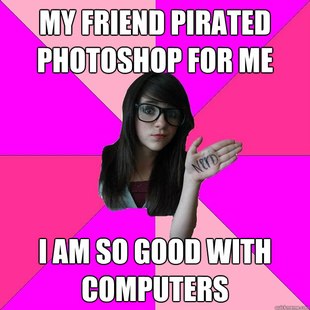 Idiot Nerd Girl