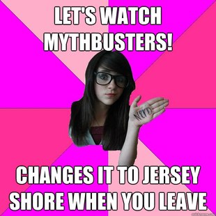 Idiot Nerd Girl