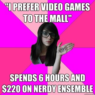 Idiot Nerd Girl