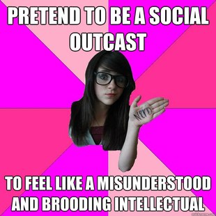 Idiot Nerd Girl