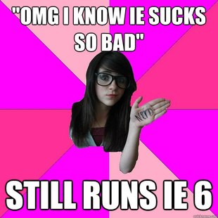 Idiot Nerd Girl