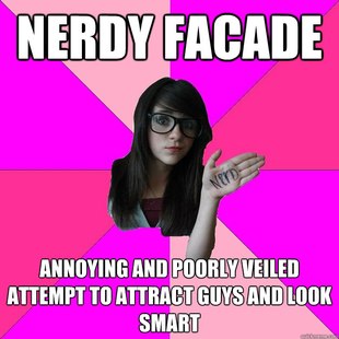 Idiot Nerd Girl