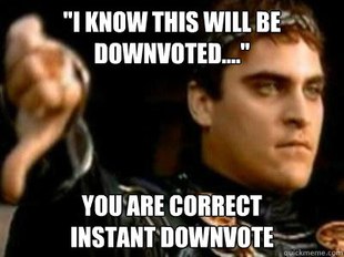 Downvoting Roman